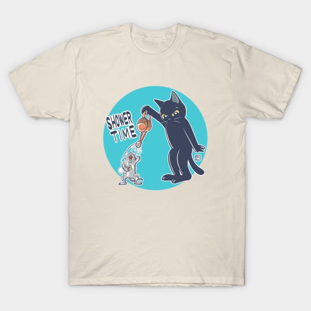 Shower Time T-Shirt by BATKEI